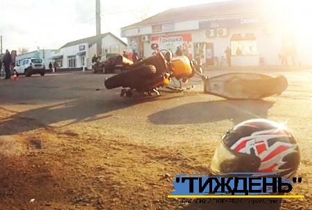 В центрі Тростянця водій на ВАЗі травмував мотоцикліста